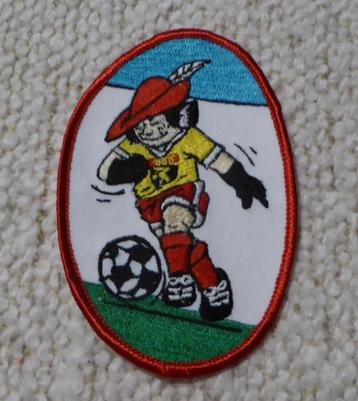 Geborduurde patch voetballer/ Nieuw beschikbaar voor biedingen