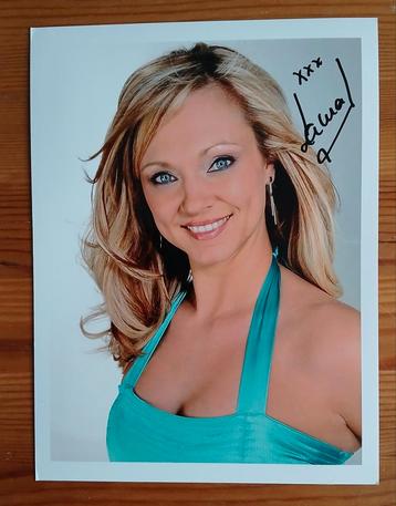 Gesigneerde foto van Laura Lynn.  beschikbaar voor biedingen
