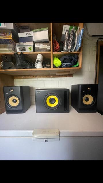 KRK Rokit luidsprekers + subwoofer, Enlèvement, Comme neuf