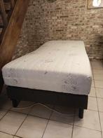 lit + sommier électrique + matelas haute gamme, Comme neuf, 90 cm, Enlèvement, Une personne