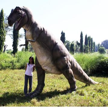T-REX 14 meter lang - levensgrote Tyrannosaurus rex beeld beschikbaar voor biedingen