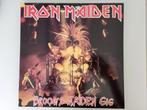 Iron Maiden Bruce's maiden gig 2LP live Italy 1981 white, Cd's en Dvd's, Vinyl | Hardrock en Metal, Ophalen of Verzenden, Zo goed als nieuw