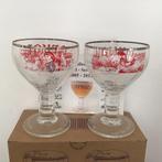 2 verres galopin orval servais sérigraphies, Ophalen, Nieuw, Glas of Glazen