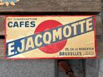 Reclamebord E. Jacmotte cafés 1937, Ophalen, Gebruikt, Reclamebord