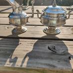 Zilveren melk en suikerpot, Ophalen, Zilver