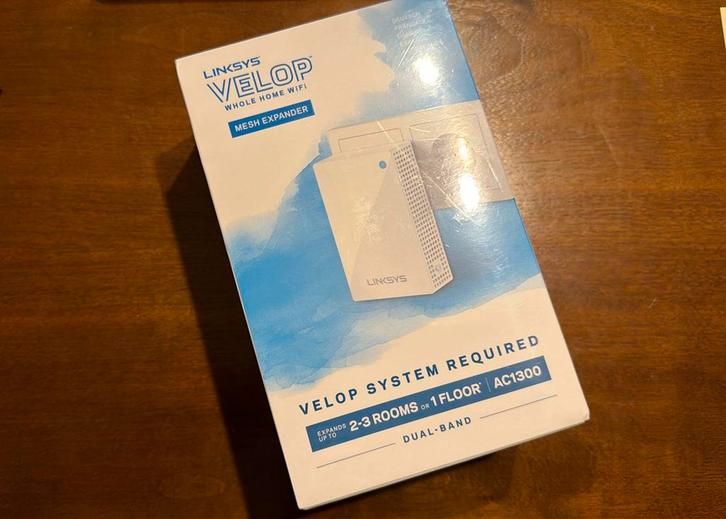 Linksys Velop WHW0101P mesh expander, Computers en Software, Netwerk switches, Nieuw, Ophalen