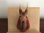 Vintage retro wanddecoratie hert bambi ree kitch, Huis en Inrichting, Ophalen of Verzenden, Zo goed als nieuw