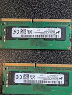 2x 8gb ddr4 3200, Ophalen of Verzenden, Laptop, Zo goed als nieuw, DDR4