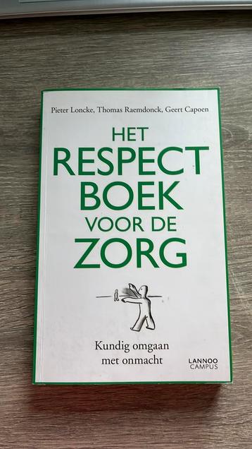 Het respect boek voor de zorg beschikbaar voor biedingen