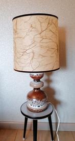 Vintage lamp, West Germany tafellamp, retro verlichting, 70s, 70's, Gebruikt, Stof, 50 tot 75 cm