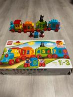 Duplo 10847 Getallentrein, Kinderen en Baby's, Speelgoed | Duplo en Lego, Ophalen of Verzenden, Zo goed als nieuw, Complete set