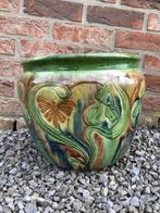 Oude cachepot in art nouveau-stijl, Antiek en Kunst, Antiek | Keramiek en Aardewerk, Ophalen