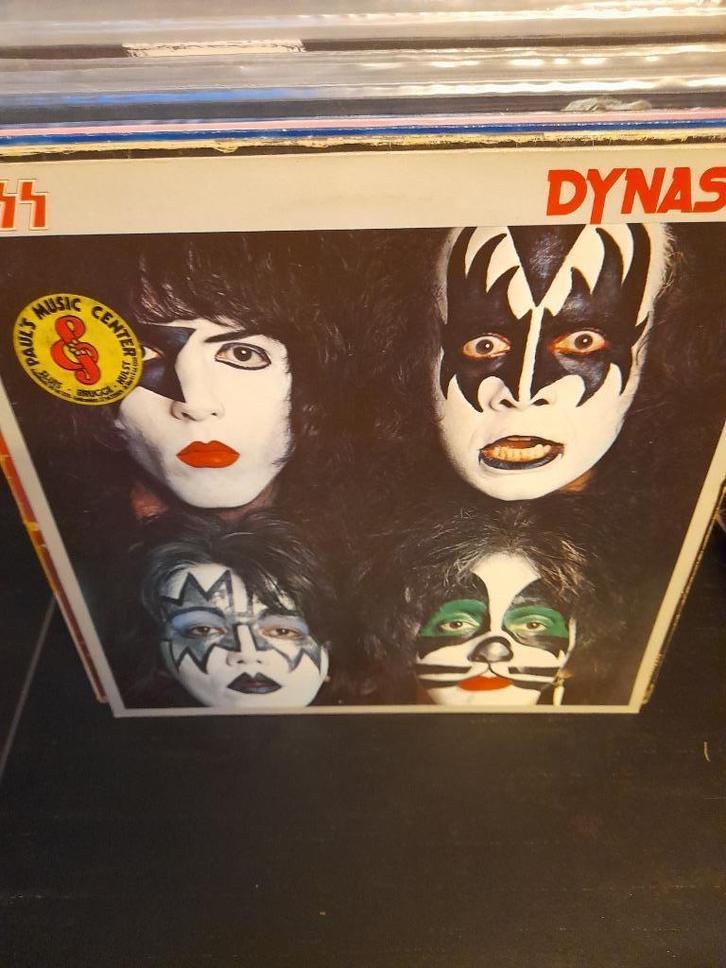 lp - kiss - dynasty - no poster - vak 6, Cd's en Dvd's, Vinyl | Hardrock en Metal, Gebruikt, Ophalen of Verzenden
