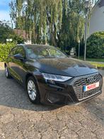 Prachtige Audi A3 SPORTBACK uit 2022, Auto's, Stof, USB, Zwart, Bedrijf