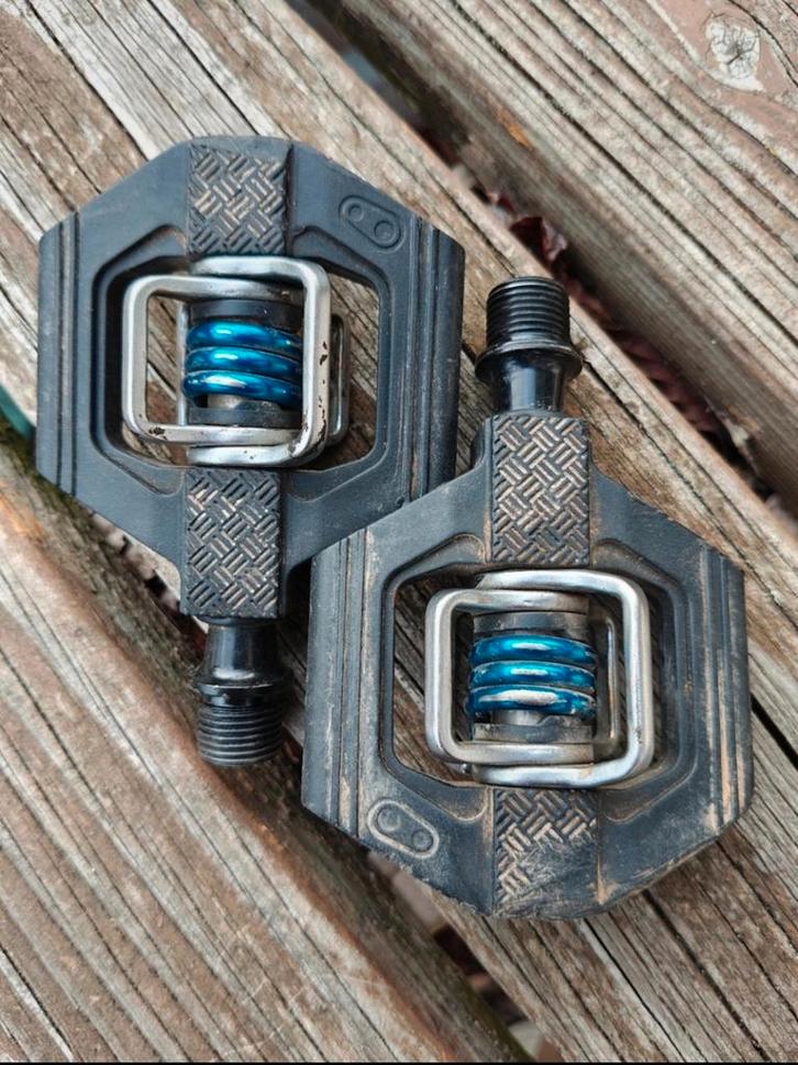 Pédales automatiques crankbrothers Candy 1, Fietsen en Brommers, Fietsonderdelen, Gebruikt, Mountainbike, Crankstel of Pedalen