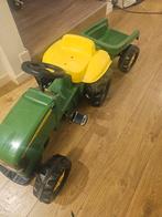 Tractor john deere en aanhanger afmeting 134  x47 x 52, Kinderen en Baby's, Speelgoed | Buiten | Voertuigen en Loopfietsen, Ophalen