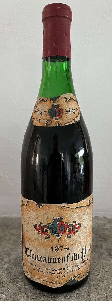 CHÂTEAUNEUF DU PAPE 1974, Collections, Vins, Neuf, Vin rouge, France, Enlèvement