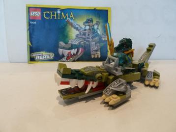 Lego Legends of Chima Legend Beasts 70126 Crocodile Legend B, Enlèvement ou Envoi, Comme neuf, Ensemble complet, Lego