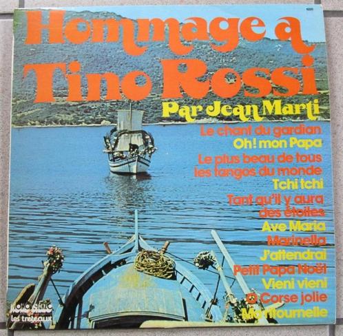 Vinyl plaat LP Hommage à Tino Rossi par Jean Marti, Cd's en Dvd's, Vinyl | Overige Vinyl, Gebruikt, Overige formaten, Ophalen of Verzenden