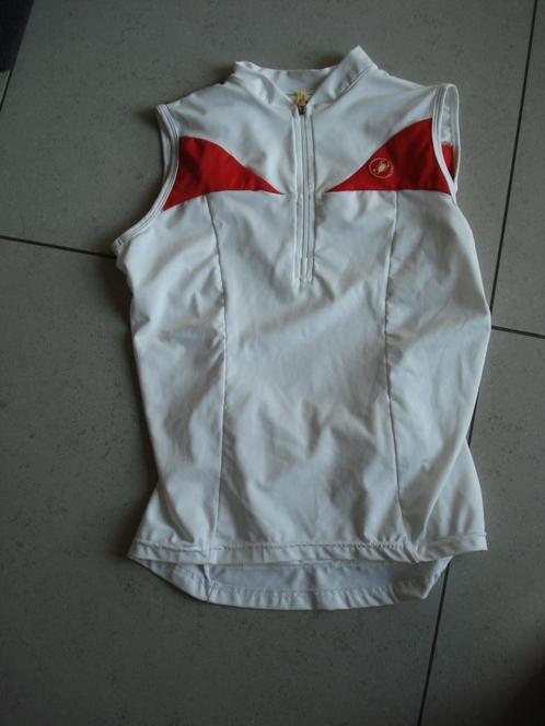 Castelli wit sporttruitje, dames. mt M, Kleding | Dames, Sportkleding, Gedragen, Maat 38/40 (M), Wit, Ophalen of Verzenden