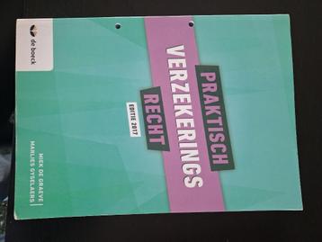 Praktisch verzekeringsrecht studieboek - editie 2017 beschikbaar voor biedingen