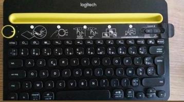 Logitech, clavier AZERTY multi-device, noir