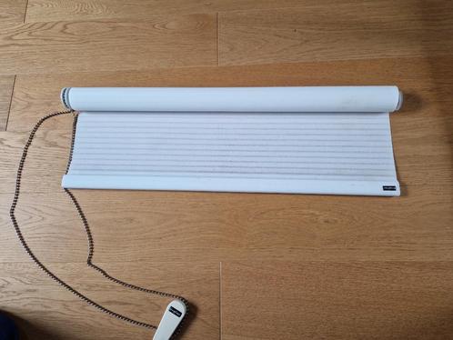 3 stores blancs à accrocher à des fenêtres, Huis en Inrichting, Stoffering | Gordijnen en Lamellen, Gebruikt, 100 tot 150 cm, 50 tot 100 cm