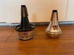 Cup mute & Straight mute voor trompet/cornet, Muziek en Instrumenten, Instrumenten | Toebehoren, Ophalen, Zo goed als nieuw, Trompet