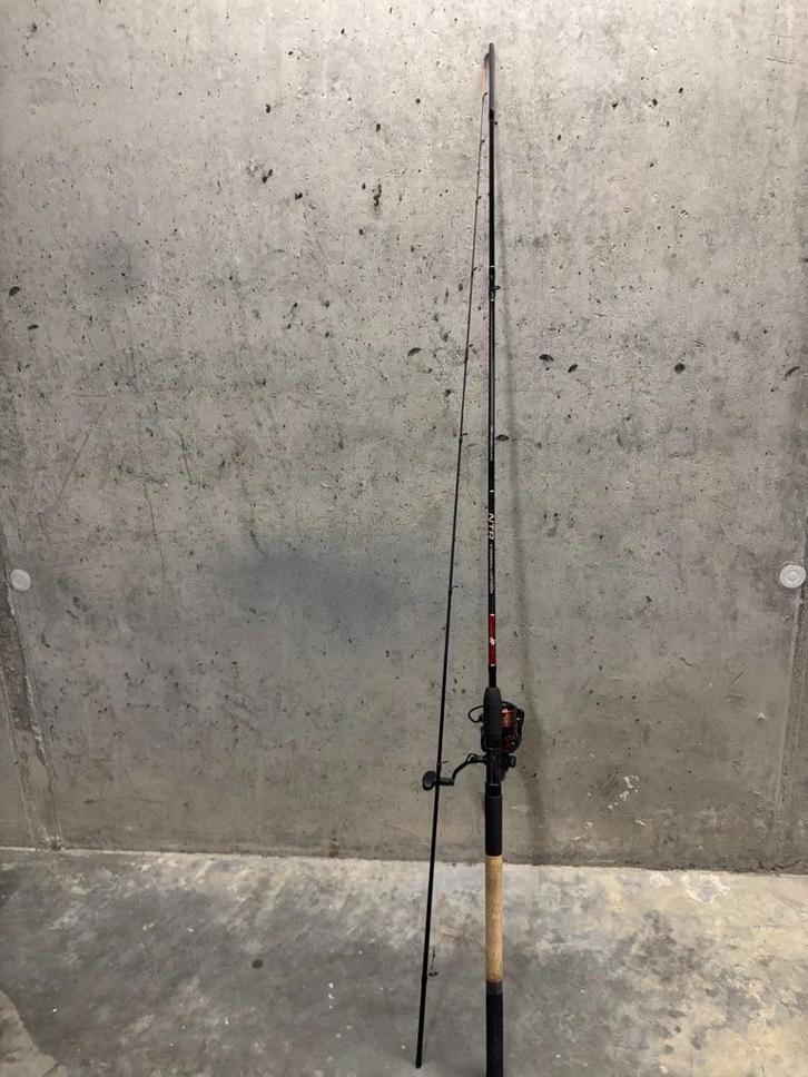 Hengelsport feederhengel + molen Nytro, Watersport en Boten, Hengelsport | Witvissen, Nieuw, Complete set, Ophalen