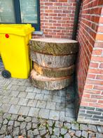 Bijlwerpen axe throwing houten boomschijven 90cm a 100cm, Ophalen, Zo goed als nieuw