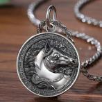 Paard hanger met motief - 925 Zilver, Neuf, Animal, Argent, Argent