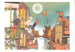 Postkaart met cartoon over Gentse Feesten, Stad of Dorp, Ongelopen, Ophalen of Verzenden, 1980 tot heden