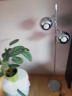 Vloerlamp design metaalkleur, Huis en Inrichting, Lampen | Vloerlampen, Gebruikt, Ophalen of Verzenden