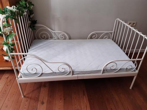 Minnen peuter- meegroeibed Ikea, Kinderen en Baby's, Kinderkamer | Bedden, Gebruikt, Minder dan 140 cm, Lattenbodem, Ophalen