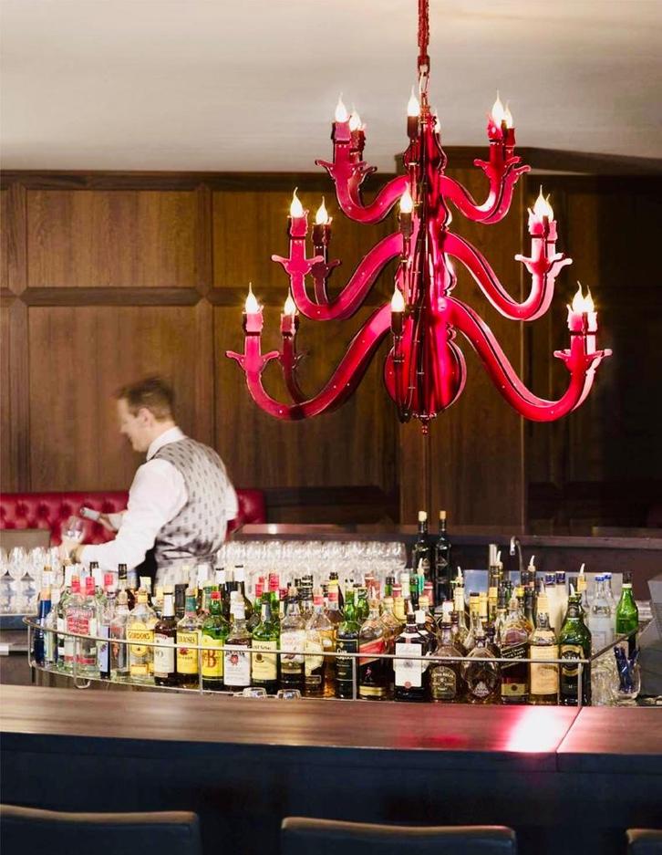 Brand van Egmond barok Night Watch kroonluchter special, Huis en Inrichting, Lampen | Kroonluchters, Gebruikt, Glas, Metaal, Ophalen