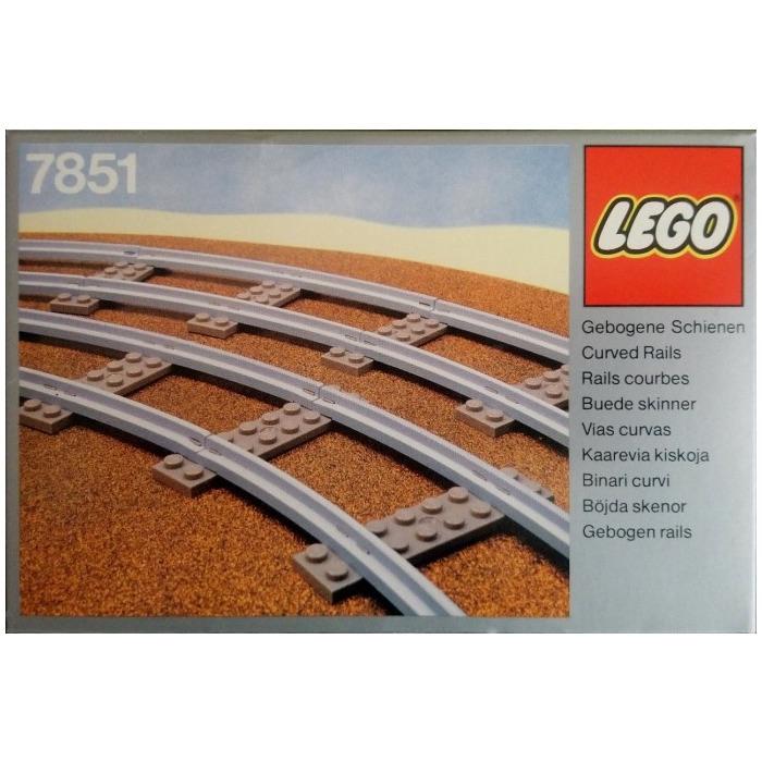 LEGO 7851 12 VOLT Gebogen rails, Enfants & Bébés, Jouets | Duplo & Lego, Utilisé, Lego, Briques en vrac, Enlèvement ou Envoi