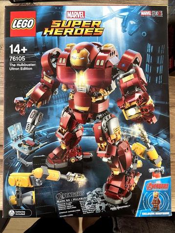 76105 The Hulkbuster: Ultron Edition Lego Marvel, Enlèvement ou Envoi, Comme neuf, Ensemble complet, Lego