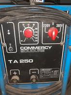 Commercy Laspost, Doe-het-zelf en Bouw, Gereedschap | Lasapparaten, Ophalen, Gebruikt, 250 ampère, Elektroden