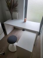Uitschuifbare bureau met krukje, Ophalen, Zo goed als nieuw, Bureau