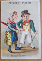 Victorian LithoChromo Publ. +- 1890 : PLATEFORME EN CHOCOLAT, Comme neuf, Avant 1940, Envoi, Costume traditionnel