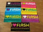 Autocollants J'aime Flash Hasselt, Collections, Enlèvement ou Envoi, Neuf, Autres types