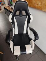 Chaise gamer, Huis en Inrichting, Bureaustoelen, Ophalen, Wit, Zo goed als nieuw, Gaming bureaustoel