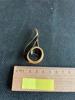 Broche, Bijoux, Sacs & Beauté, Broches, Enlèvement ou Envoi, Comme neuf, Noir, Or