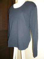 Grote maten, zwarte T-shirt met lange mouwen, xxl, Ophalen of Verzenden