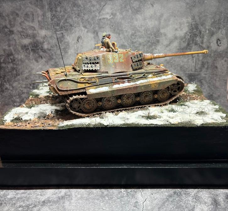 Königstiger 1/35, Hobby en Vrije tijd, Modelbouw | Auto's en Voertuigen, Tank, Ophalen of Verzenden