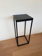 Sokkel/zuil zwart met hout, Huis en Inrichting, Ophalen, Zo goed als nieuw