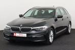 BMW 5 Serie 518 TOURING BUSINESS EDITION DA + LEDER + GPS +, Auto's, Te koop, Break, Gebruikt, 5 deurs