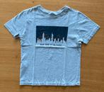 T-shirt gris avec impression New York - MANGO - 8 ans - 5€, Ophalen of Verzenden, Zo goed als nieuw, Mango kids, Jongen