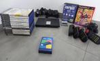 Playstation 2 + 13 Games + Accesoires, Games en Spelcomputers, Spelcomputers | Sony PlayStation 2, Gebruikt, Zwart, Met games