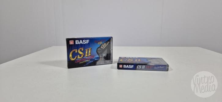 BASF CS II Cassettebandje | 90 Minuten | Tape | Nieuw, CD & DVD, Cassettes audio, Neuf, dans son emballage, Vierge, 2 à 25 cassettes audio